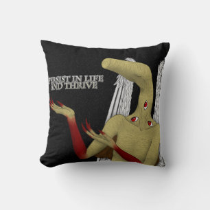 Your Guardian Angel Gives Words of Encouragement Throw Pillow