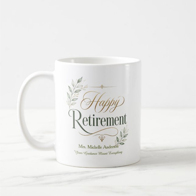 Your Guidance Meant Everything Personalized Name Coffee Mug (Left)