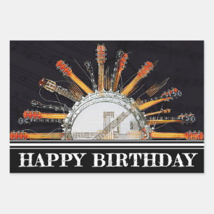 YOUR GUITAR STRINGS IN THE SUN WRAPPING PAPER SHEETS