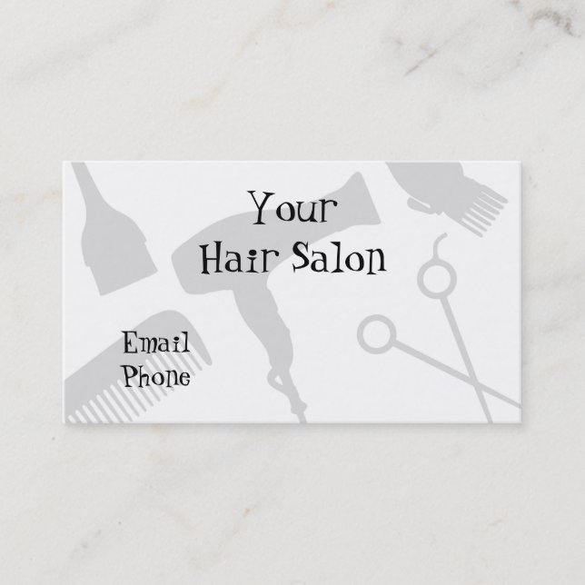 Your Hair Salon Business Card (Front)