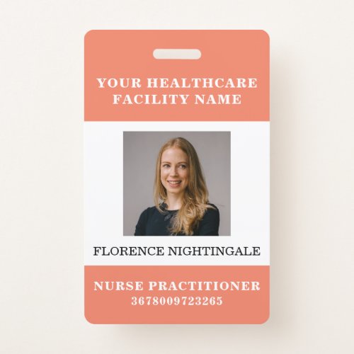 Your Health Care Company Photo Badge