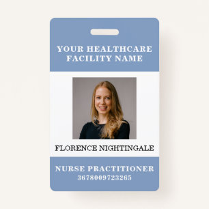 Your Health Care Company Photo ID Badge
