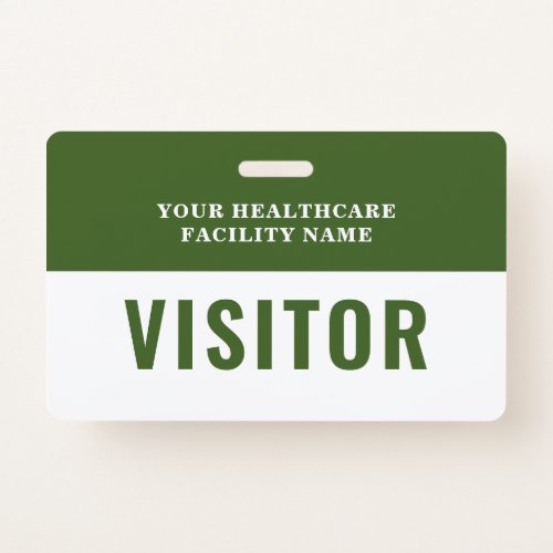 Your Health Care Company Photo Visitor Badge