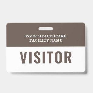 Your Health Care Company Photo Visitor Badge