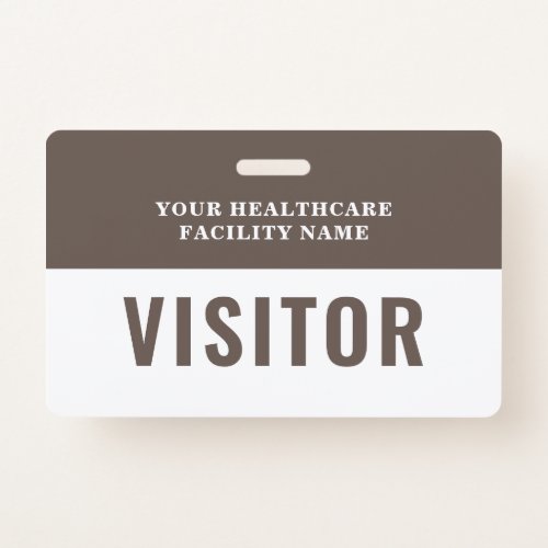 Your Health Care Company Photo Visitor Badge