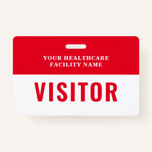Your Health Care Company Photo Visitor Badge