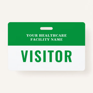 Your Health Care Company Photo Visitor Badge