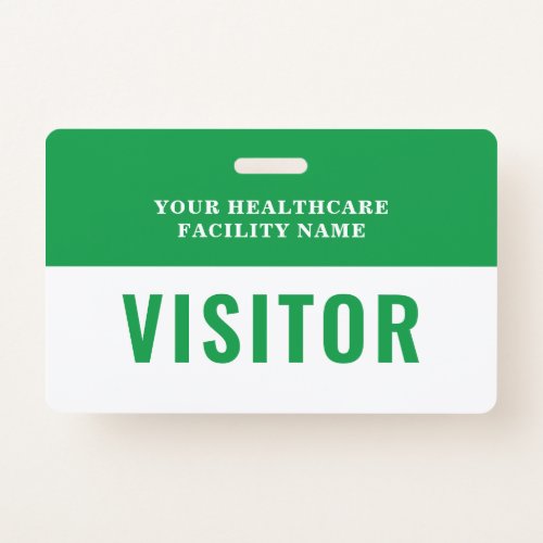 Your Health Care Company Photo Visitor Badge
