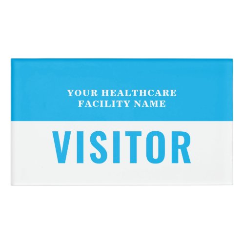 Your Health Care Company Photo Visitor ID Badge