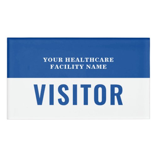 Your Health Care Company Photo Visitor ID Badge
