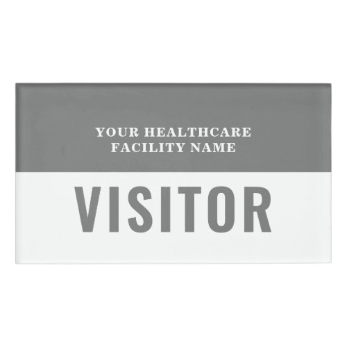 Your Health Care Company Photo Visitor ID Badge