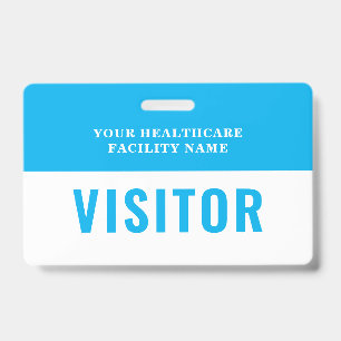 Your Healthcare Company Photo Visitor ID Badge