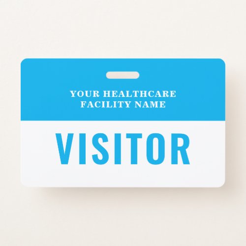 Your Healthcare Company Photo Visitor ID Badge