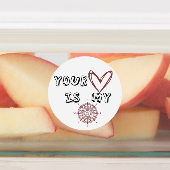 Your Heart is my Compass      Labels (Affixed)