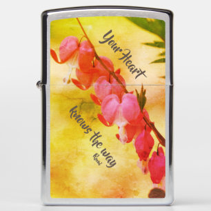 Your Heart Knows Bleeding Hearts Inspirational Zippo Lighter