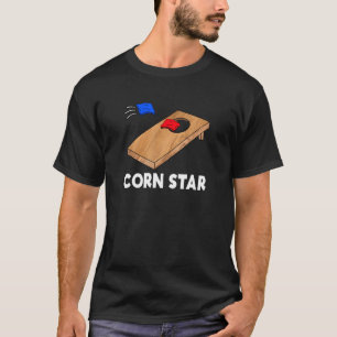 Your Hole Is My Goal Cornhole Team Bean Bag Corn T-Shirt