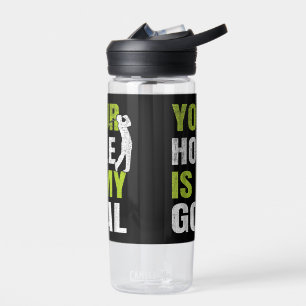 Your Hole Is My Goal - Golf Player Golfing Humor P Water Bottle
