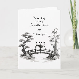 Your Hug Is My Favorite Place Greeting Card