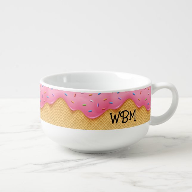 Your ICE CREAM Bowl with Handle (Left)