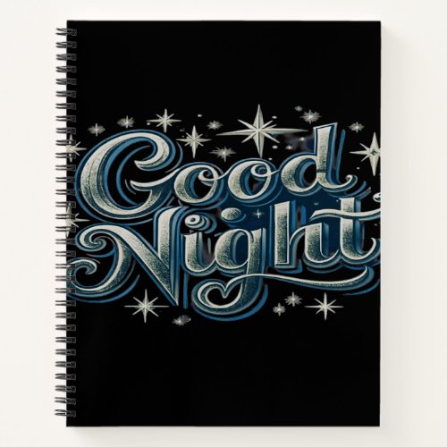 Your Ideas with a Night Vision Spiral Notebook Notebook