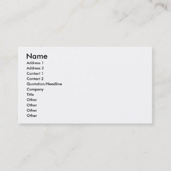 Your Image And Text Here Business Card by AutismZazzle at Zazzle