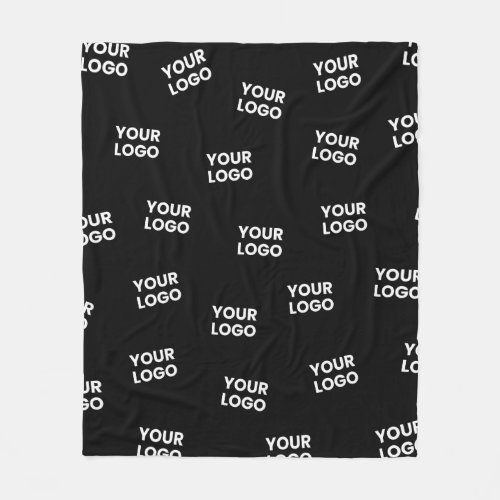 Your Image Business Logo or any other Design Fleece Blanket