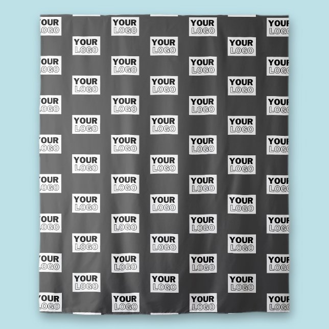 Your Image Design or Business Logo Tiled | Grey Tapestry (Creator Uploaded)