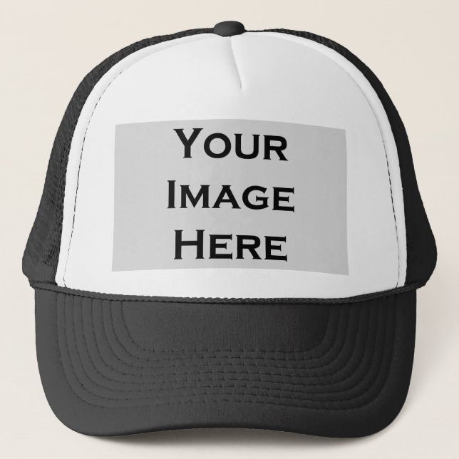 Your Image Here Custom Products Trucker Hat (Front)