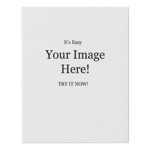 Your Image Here Faux Canvas Print