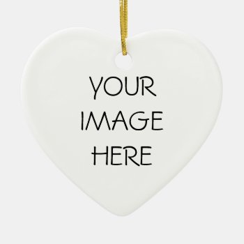 Your Image Here Gift Ornament by visionsoflife at Zazzle