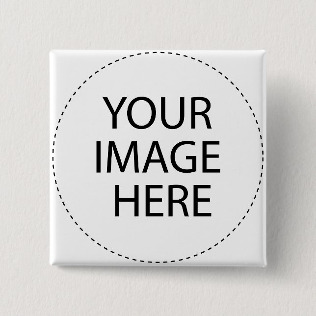 Your Image Here mother goose template Button (Front)