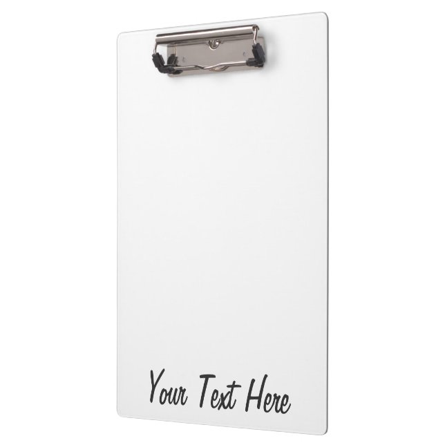 Your Image Here One Easy Step Instructions Clipboard (Left)