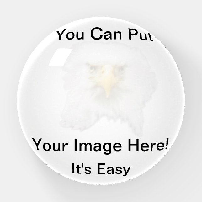Your Image Here   Paperweight (Front)