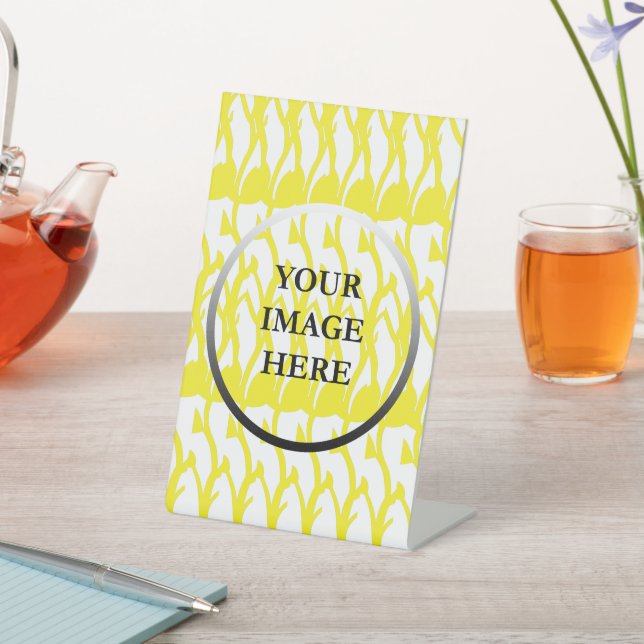 Your Image Here Pedestal Sign (In SItu)