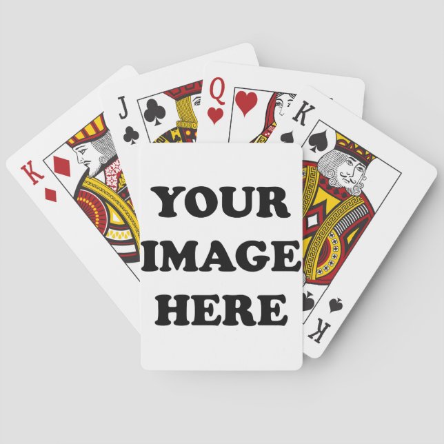 Your Image Here Poker Cards (Back)