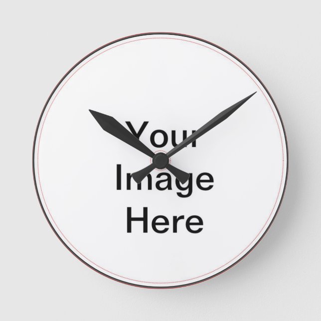Your image here round clock (Front)