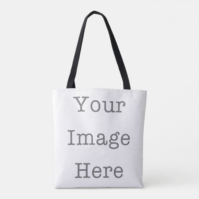 Your Image Here Tote Bag (Back)