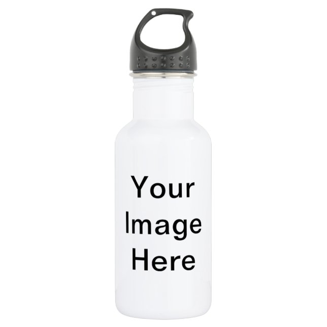 Your Image Here Water Bottle (Front)
