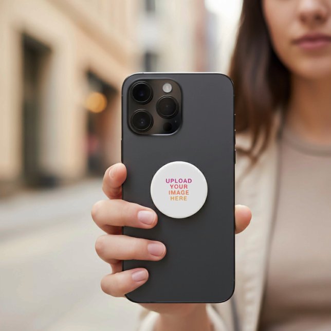 Your Image Logo Full Size Blank PopSocket (Creator Uploaded)