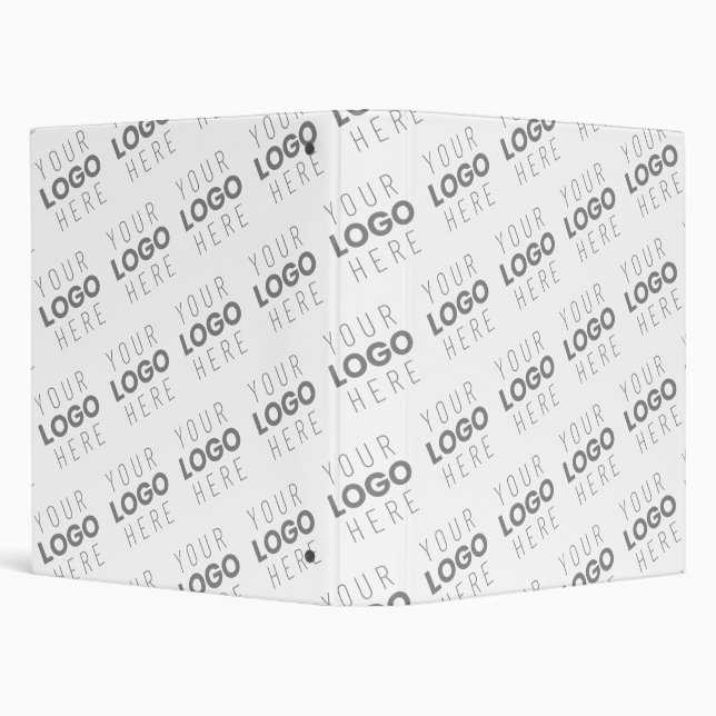 Your Image/Logo Lightened Automatically + Pattern 3 Ring Binder (Background)