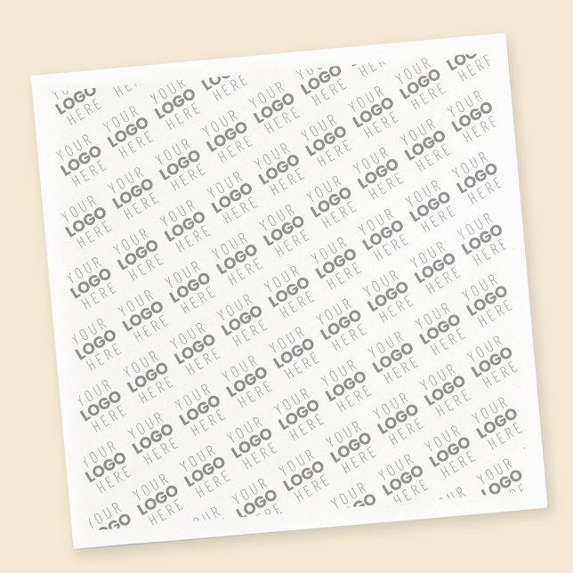 Your Image/Logo Lightened Automatically + Pattern Napkins (Creator Uploaded)