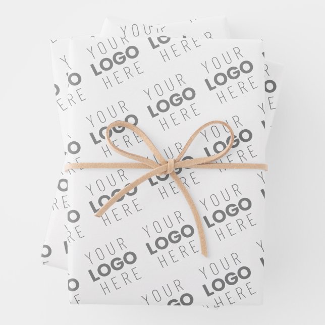 Your Image/Logo Lightened Automatically + Pattern Wrapping Paper Sheets (In situ)