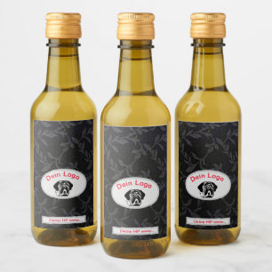 Your Image Mastiff Bulldog Logo Wine Labels