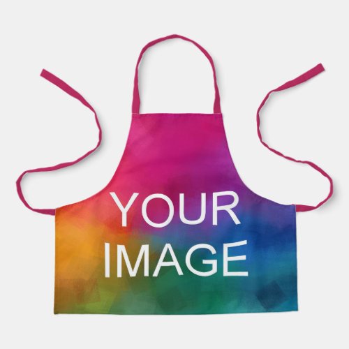 Your Image Photo Add Text Or Name Kids Girls Boys Apron