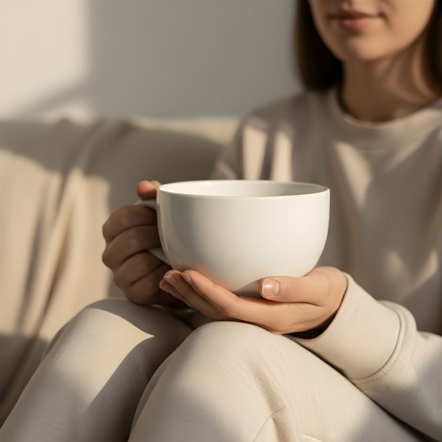 Your Image Simple Blank Soup Mug (Creator Uploaded)