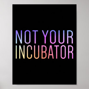 Your Incubator Pro Choice Women's Rights Feminist  Poster