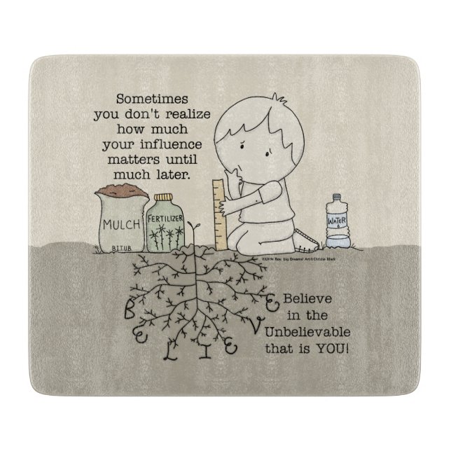 Your Influence Matters Cutting Board (Front)