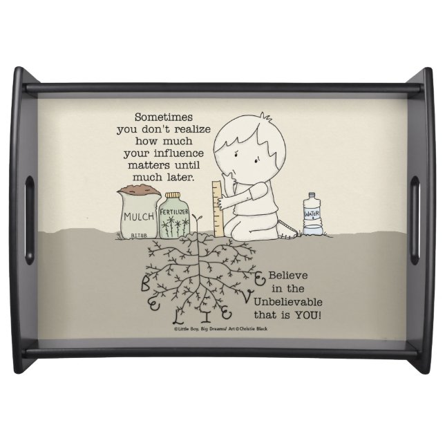 Your Influence Matters Serving Tray (Front)