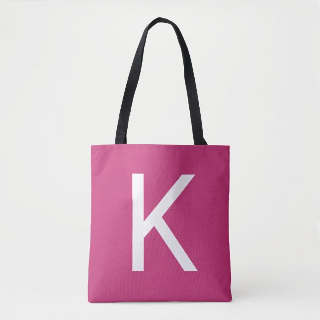 Your Initial Tote Bag (Front)