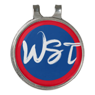 Your Initials Customized Golf Ball Marker Hat Clip